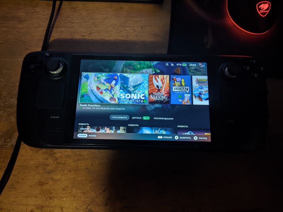 Steamdeck 256gb портативная игровая консоль.
