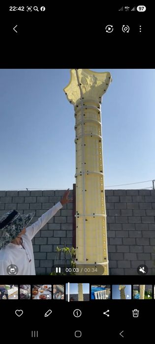 Римски колонна   . Круглый 35.Квадрат 35