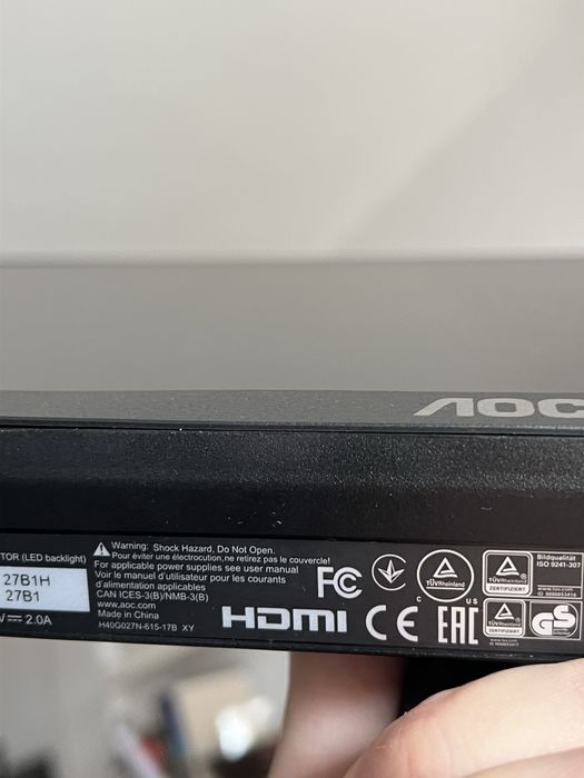 Монитор AOC 27inch ips