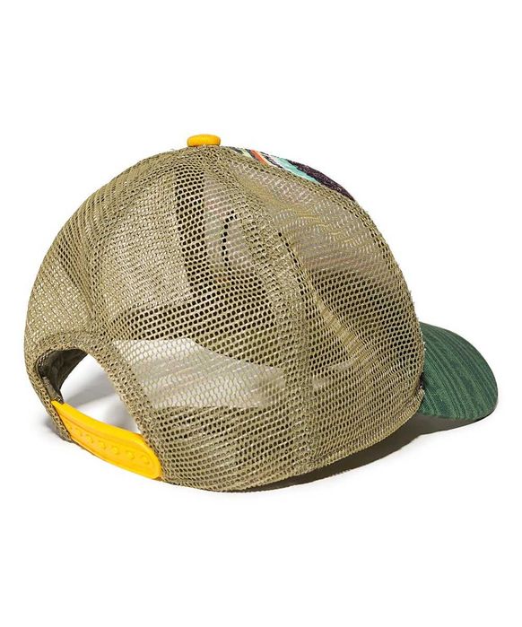 Desigual зелена бейзболна шапка с козирка "Go With the Flow"