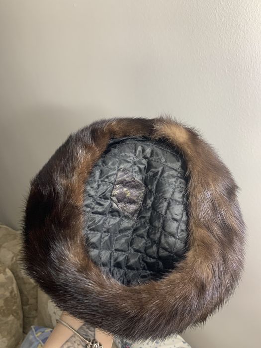 Норковый берет