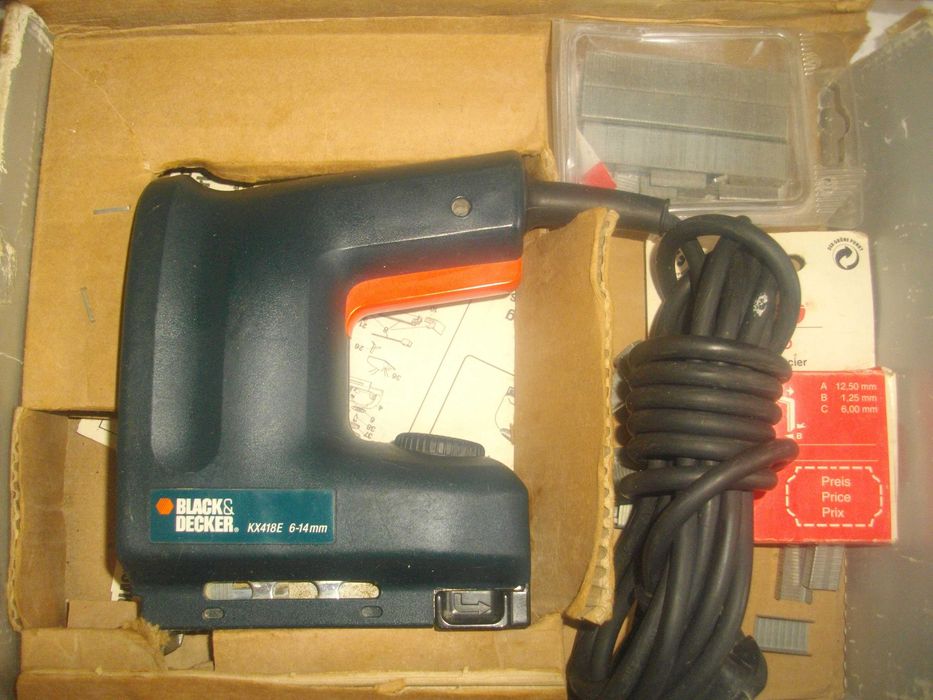 Нов електрически такер комбиниран оригинал ESCO BLACK DECKER TOP CRAFT