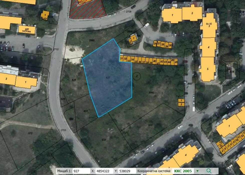 УПИ с решение за строеж - За продажба -  кв. Дружба 3