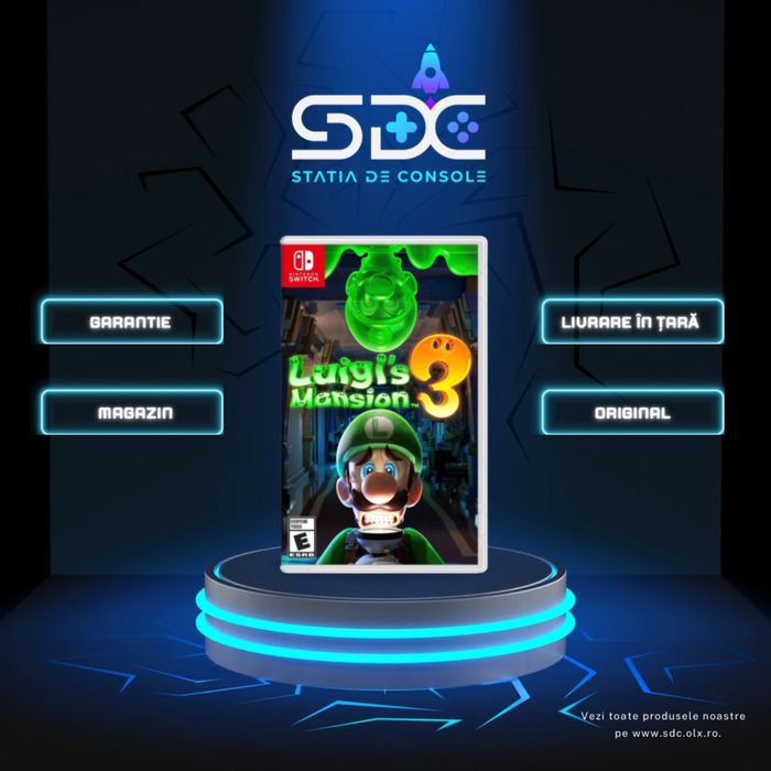 Luigis Mansion 3 Nintendo Switch SDC