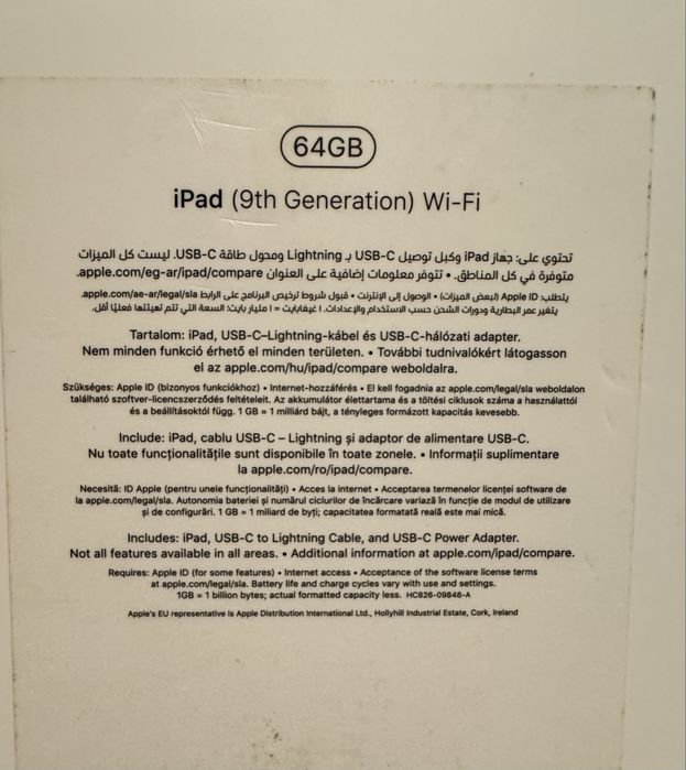 Apple iPad th9(gen)wi-fi 64 gb