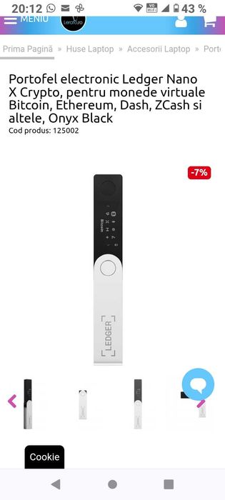 Ledger nano-x portofel electronic