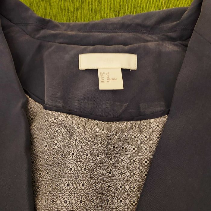 Sacou dama, office, H&M, albastru deschis, marime 44, pret 40 lei