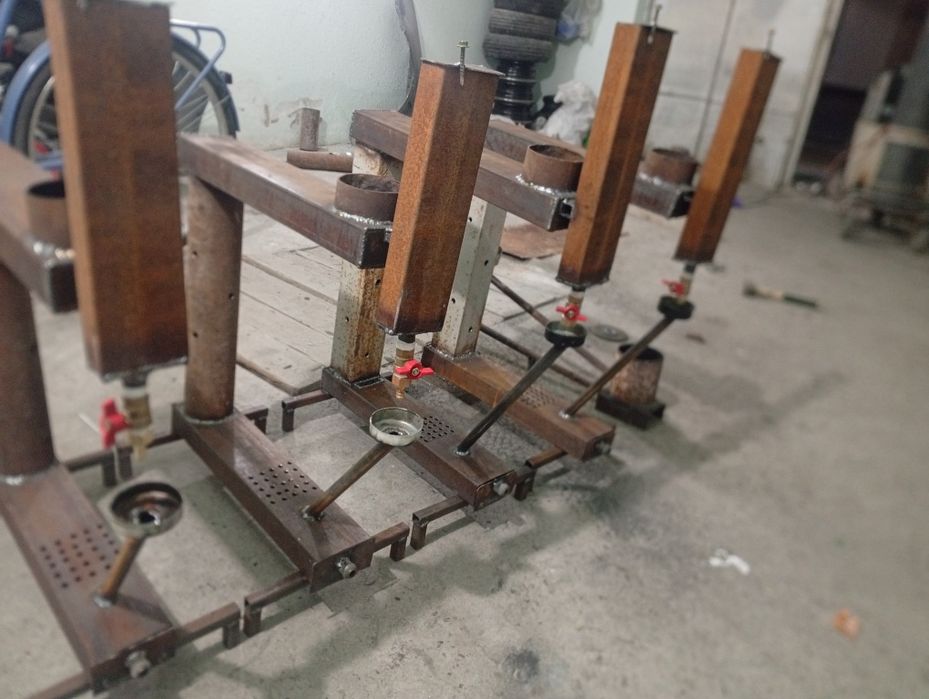 Отработка печка горелка