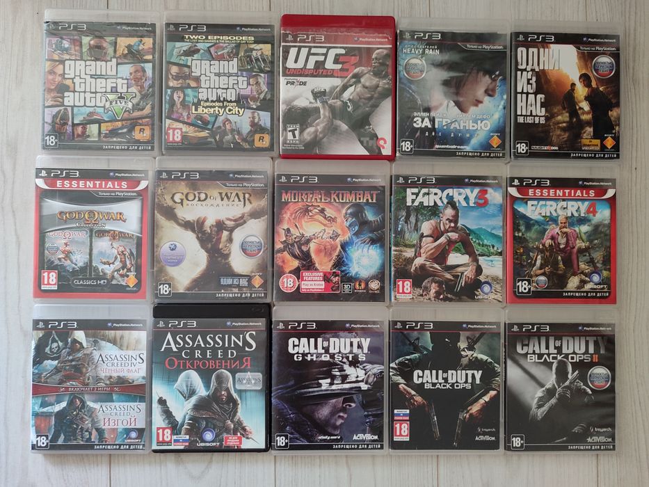 Игры для PS3 обновил сентябрь