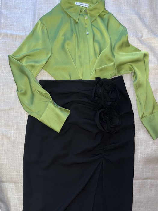 Юбка, рубашка, двойка