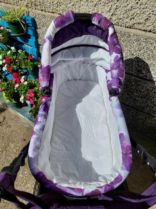 Бебешка количка за момиче Armel 2в1