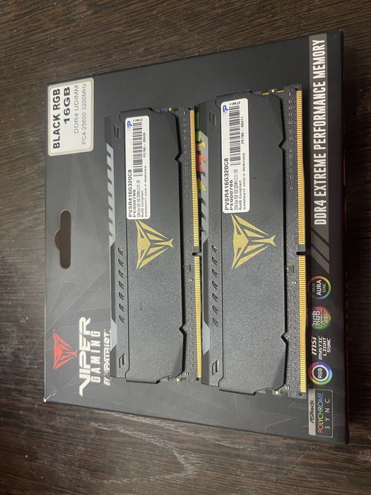 Оперативная память Patriot Viper Steel DDR4-3200MHz 32gb PC4-25600