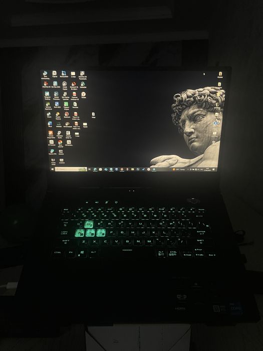 Notebook Asus Tuf Dash F15 fx516/i7 - 11370H/RTX - 3060TI/ram - 24 gb