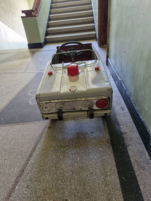 Стара метална количка с педали СССР