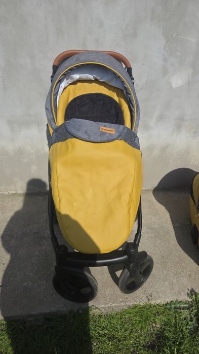 Cărucior 3 in 1 krausman nexxo yellow