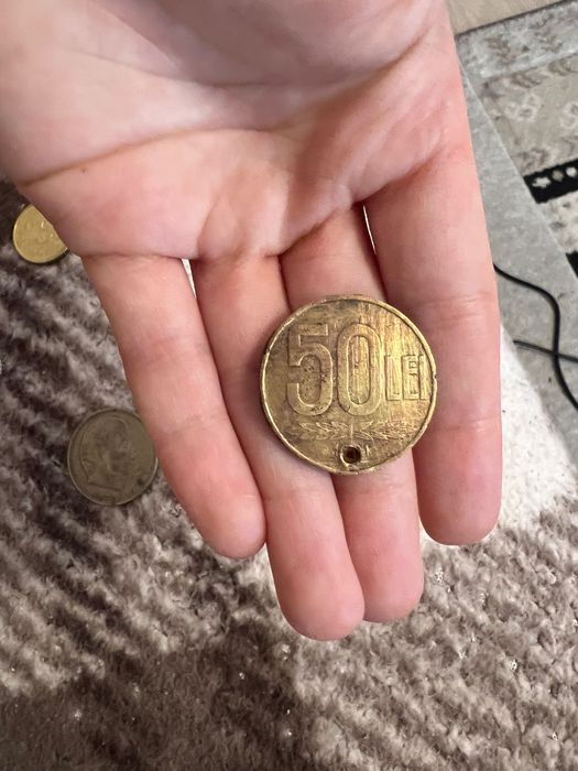 Moneda 50 LEI Alexandru Ioan Cuza 1991