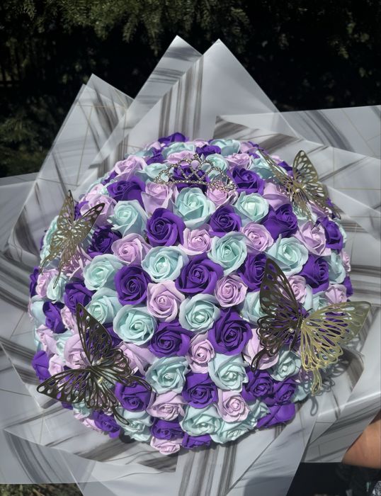 Buchet trandafiri de sapun/trandafiri regali