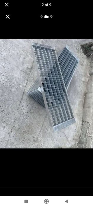 Trepte zincate galvanizate
