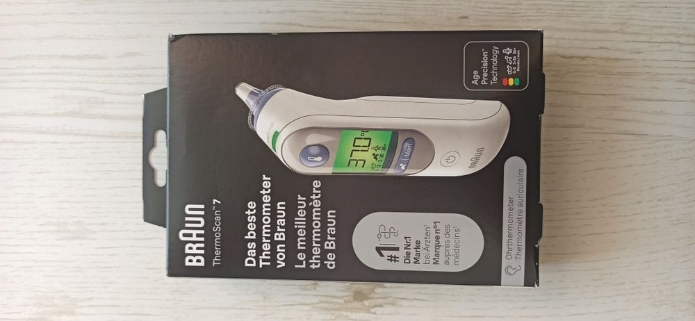 Безконтактен термометър за ухо Braun Thermoscan 7