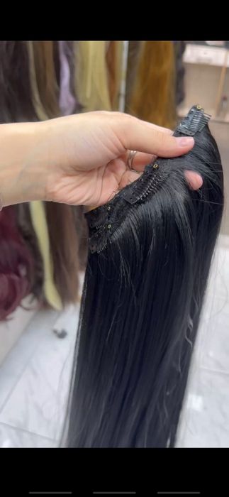 Narashka zakolkalik soch 80 sm qora rang