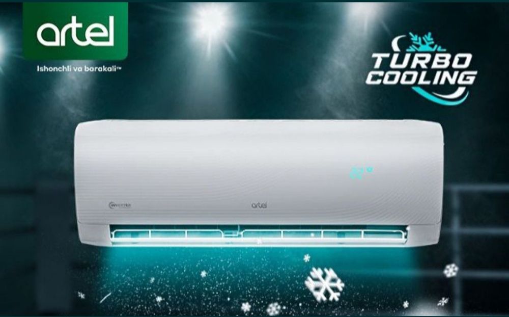 Артел кондиционер 12инвертор зима-лета +доставка +установ