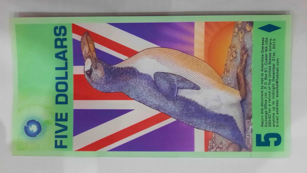 ЛОТ UNC Банкноти - Антарктида