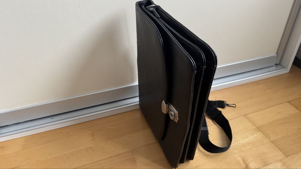 Servieta piele naturala 100% autentica geanta laptop acte birou office