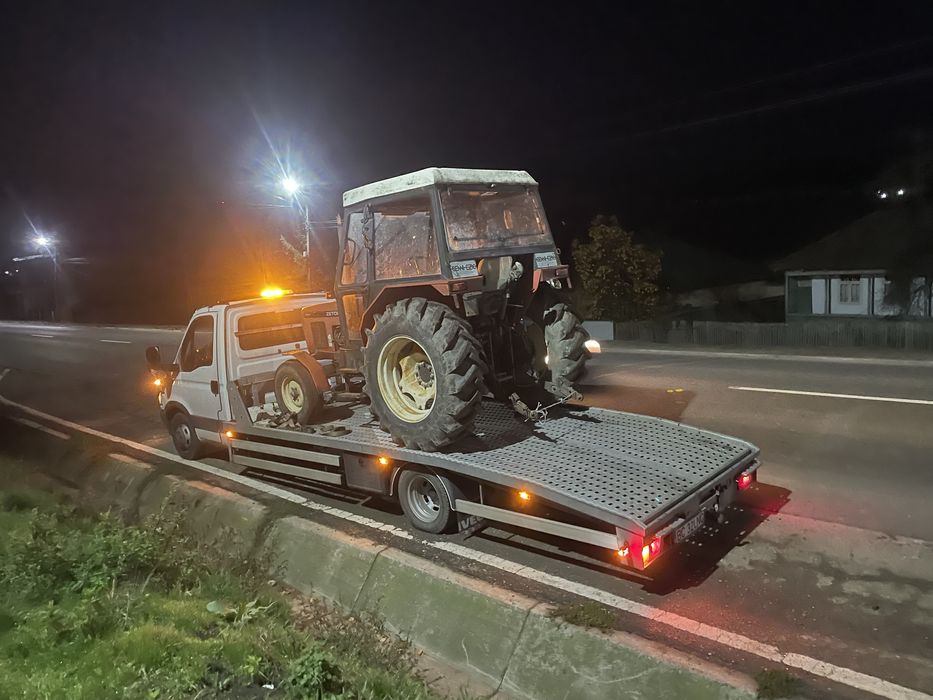 Platforma Auto Non Stop Tractari Bacau Transport Utilaje Depanare