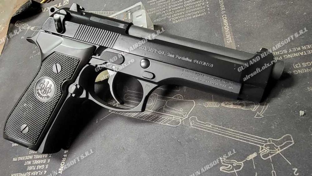 Pistol Airsoft CO2 - Aer Comprimat Clasa 5J !! - Putere Excepțională!