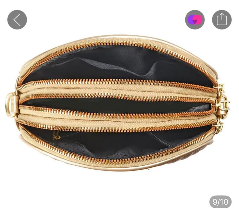 Продам сумку золото