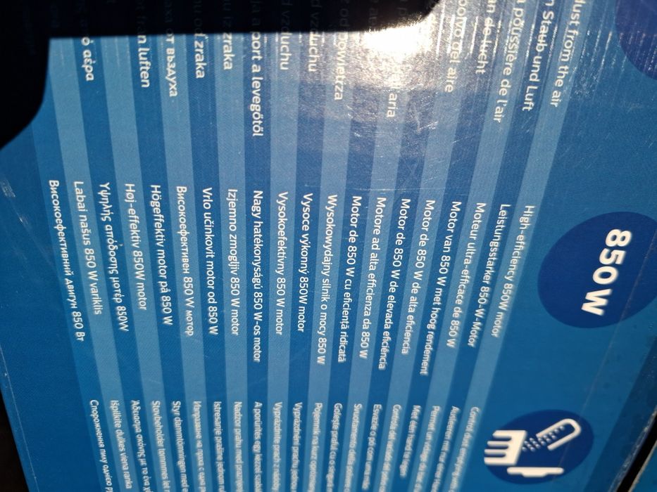 Aspirator Philips Power Cyclone 2000 Nou Fără sac 850W