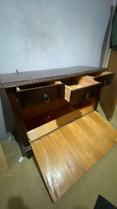 Comoda vintage  lemn natural stejar