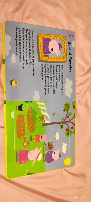 Carte puzzle Peppa Pig