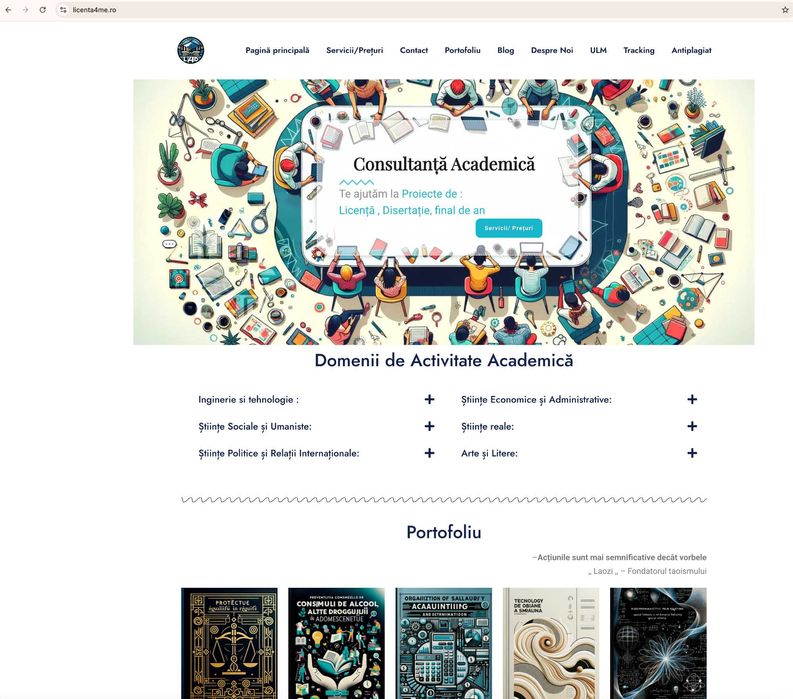 Vând cană cu text – Consultanță pentru proiecte de licență