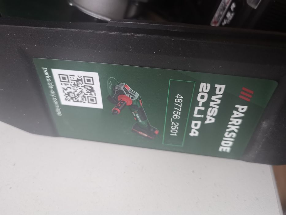 Polizor unghiular flex Parkside cu acumulator și încărcător