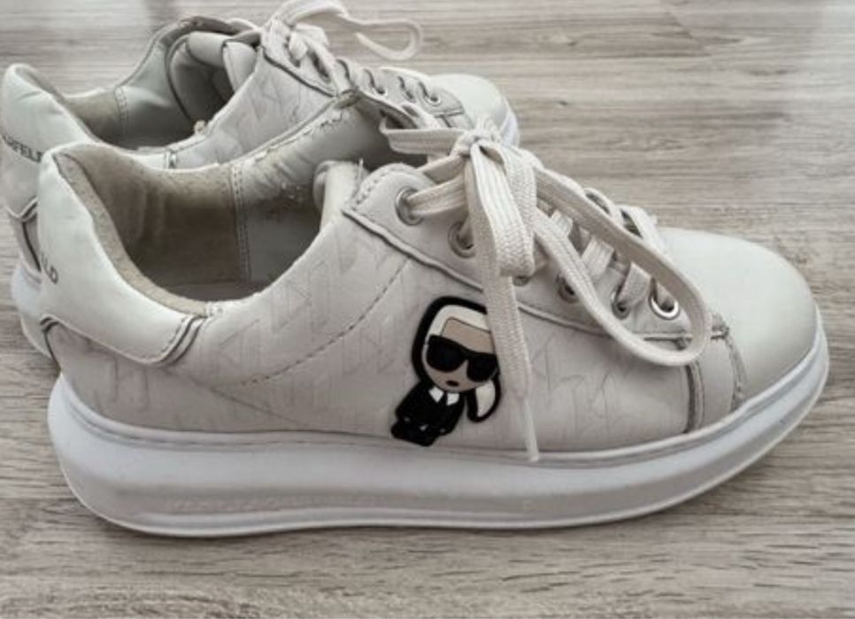 Дамски кожени обувки Karl Lagerfeld Kapri  и обувки тип Valentino