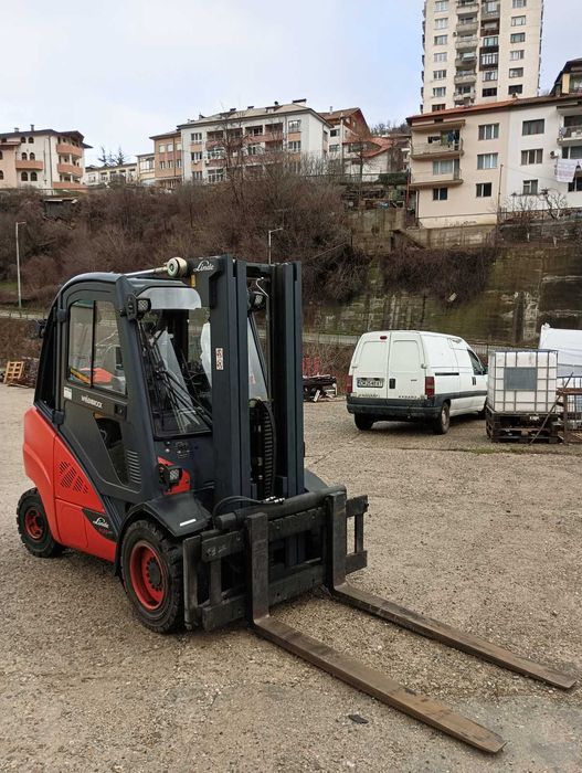 Мотокар Linde Дизел Н35 Триплекс Нов Внос Германия