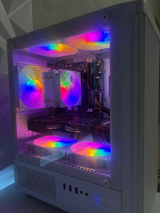 Компьютер комплект белый сетап