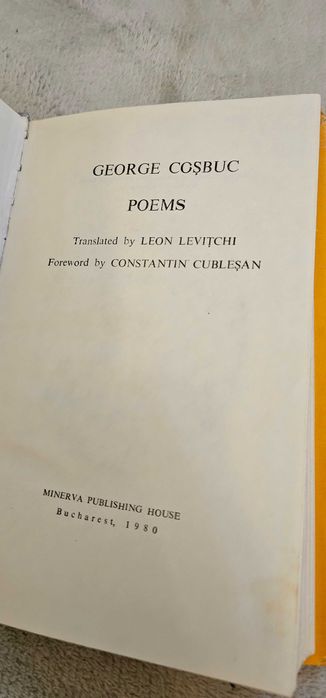carte George Cosbuc bilingva