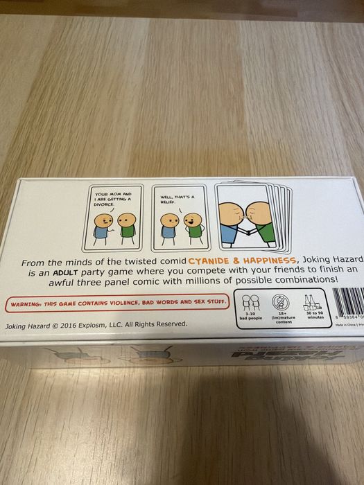 Joc de societate joking hazard