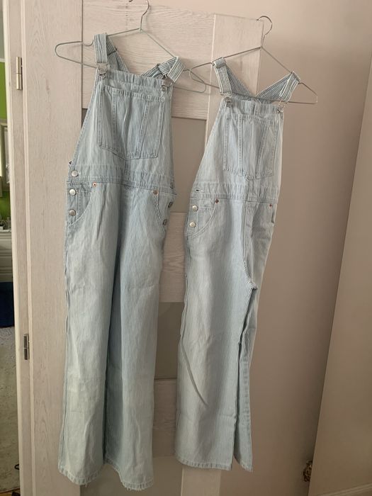 Salopera denim Zara - fete 10-12 ani