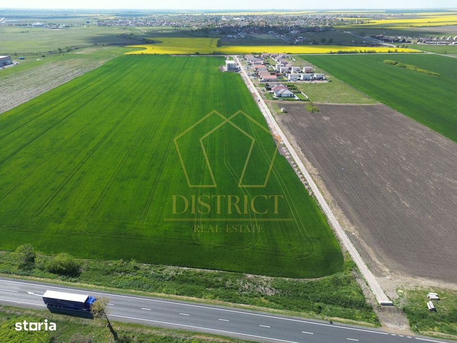 COM 0% Teren industrial pentru hale, servicii | DN69 Sanandrei