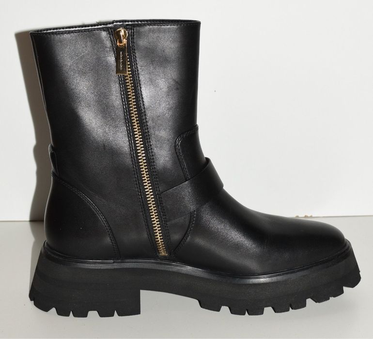 Cizme piele originale Michael Kors Easton Moto - noi cu cutie -  37