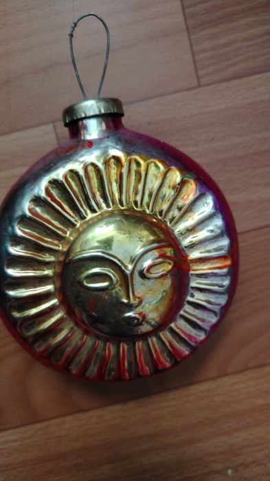 Игрушка ссср кремлёвская елочная солнце