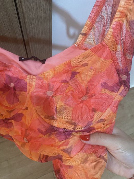 Дамска флорална блуза