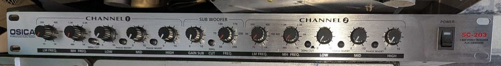 Звуковой процессор, кроссовер Osica SC-203