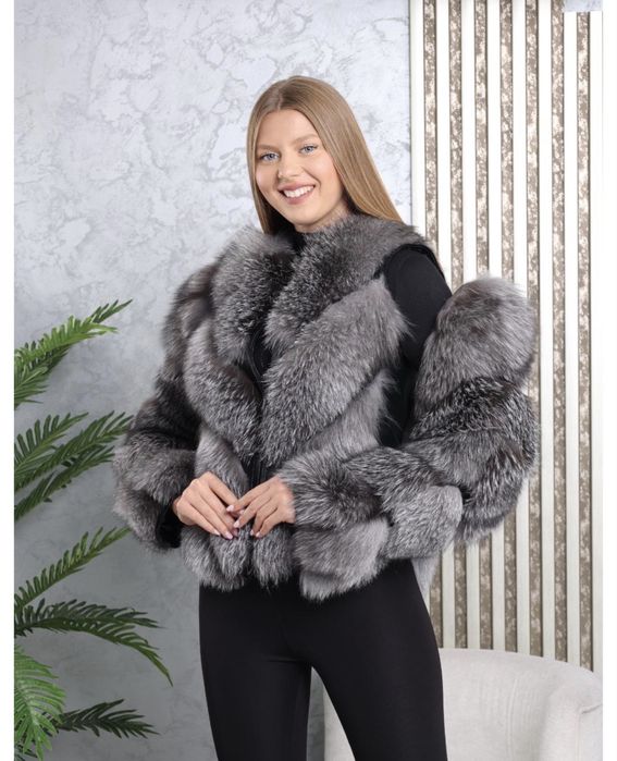 Палто от естествен косъм