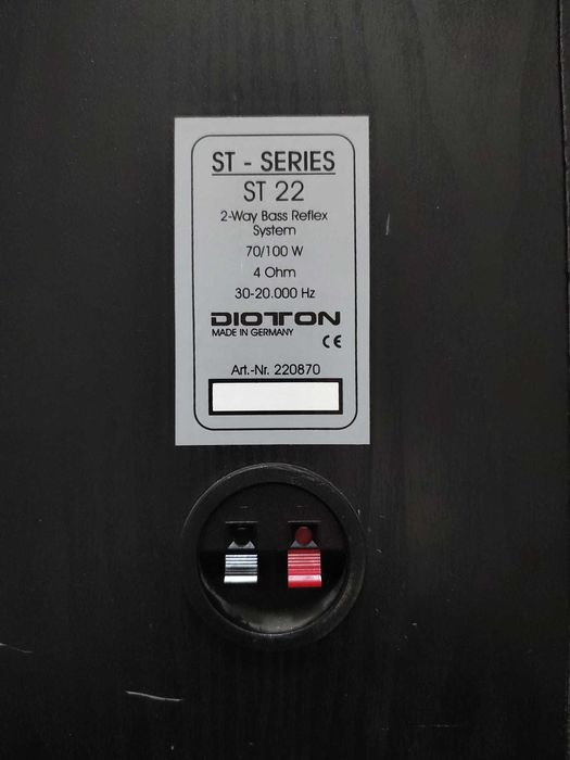 Diotron ST22 – Boxe Hi-Fi Floorstanding, Made in Germany, 4 Ohmi