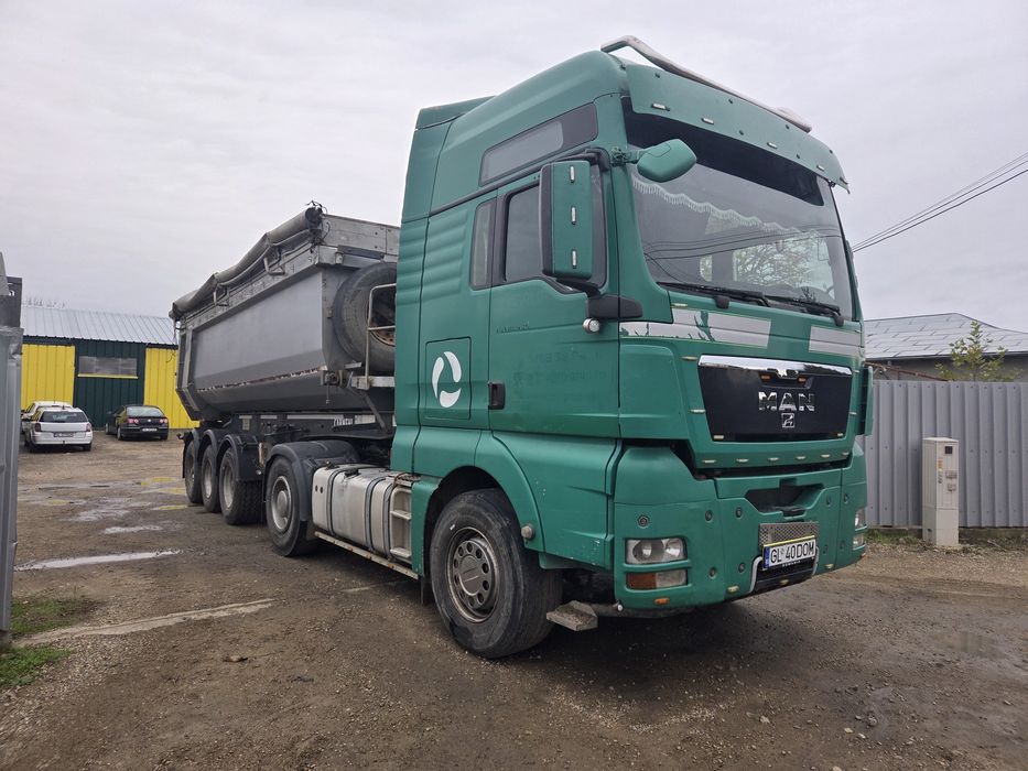 Man tgx +semiremorca basculabila
