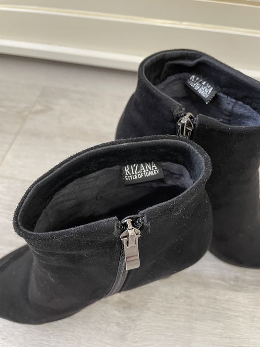 Ботильоны замшевые